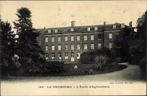 Ak Neubourg Eure, L´École d´Agriculture