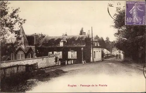 Ak Rugles Eure, Passage de la Prairle