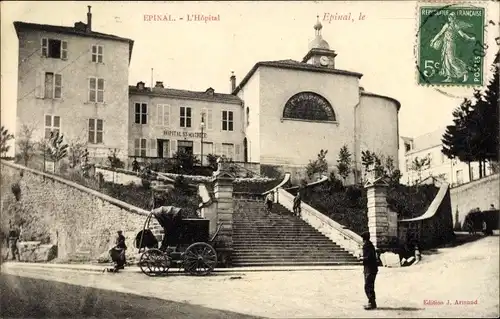 Ak Épinal Lothringen Vosges, L'Hopital