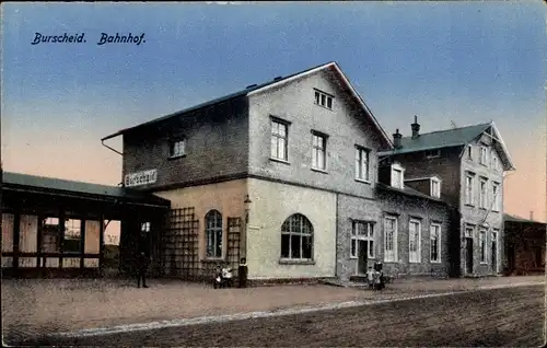 Ak Burscheid in Nordrhein Westfalen, Blick auf den Bahnhof