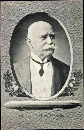 Ak Ferdinand Graf von Zeppelin, Luftschiff