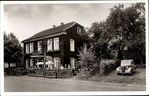 Ak Straßerhof Morsbach im Oberbergischen Kreis, Gasthaus Lindenschänke