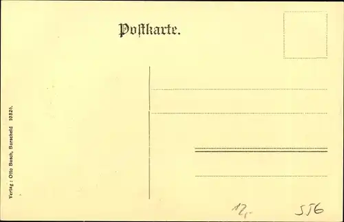 Ak Burscheid in Nordrhein Westfalen, Marktplatz mit Kriegerdenkmal, Handlung Otto Bellier