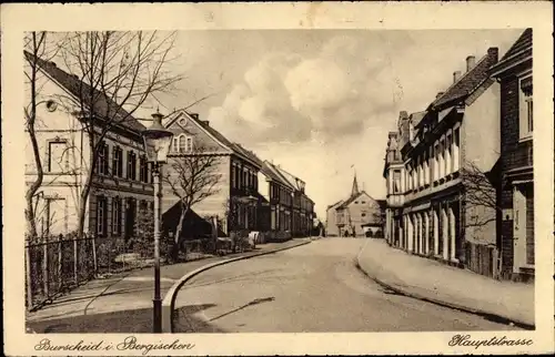 Ak Burscheid in Nordrhein Westfalen, Hauptstraße