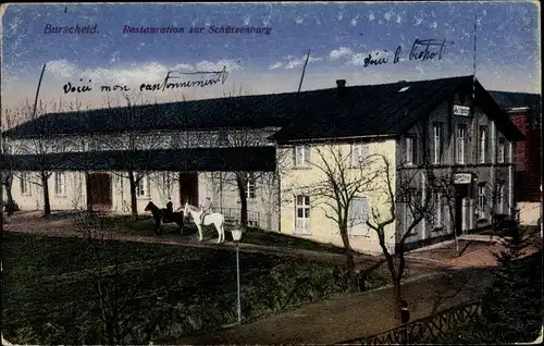 Ak Burscheid in Nordrhein Westfalen, Restauration zur Schützenburg