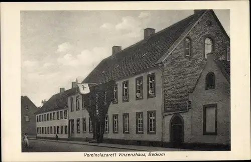 Ak Beckum in Westfalen, Vereinslazarett Vinzenzhaus