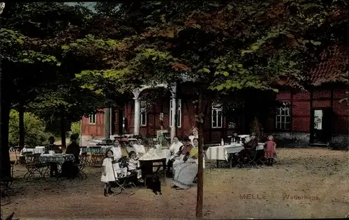 Ak Melle in Niedersachsen, Restaurant Weberhaus