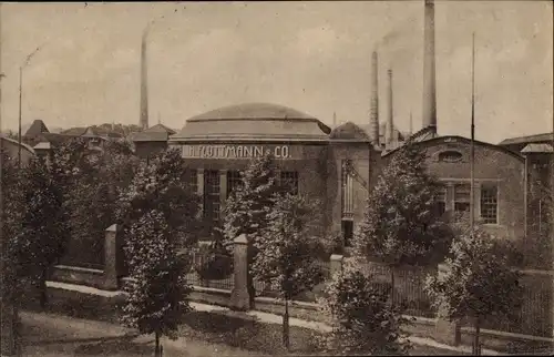 Ak Herne im Ruhrgebiet, Flottmann Werke, Hauptwerk, Ausstellungshalle