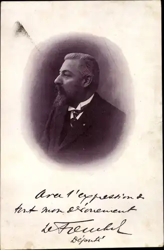 Ak Octave Foucher (1862-1933), französischer Politiker und Abgeordneter aus Chinon