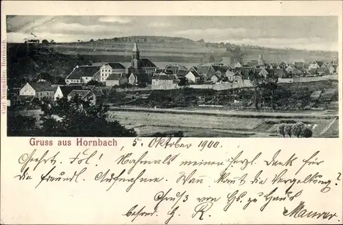 Ak Hornbach in der Pfalz, Blick auf den Ort