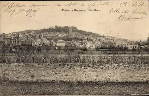Ak Meulan en Yvelines, Panorama, cote Ouest