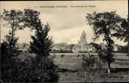 Ak Ouistreham Calvados, Vue generale du Village