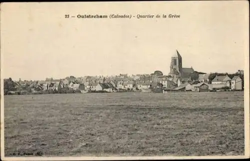 Ak Ouistreham Calvados, Quartier de la Greve