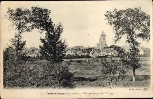 Ak Ouistreham Calvados, Vue generale du Village