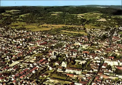 Ak Eberstadt Darmstadt in Hessen, Fliegeraufnahme