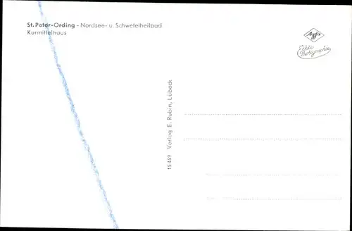 Ak Nordseebad Sankt Peter Ording, Kurmittelhaus