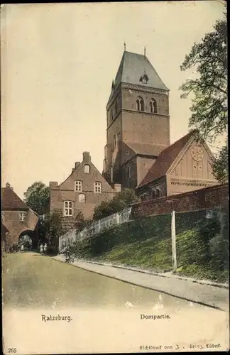 Ak Ratzeburg im Herzogtum Lauenburg, Dompartie