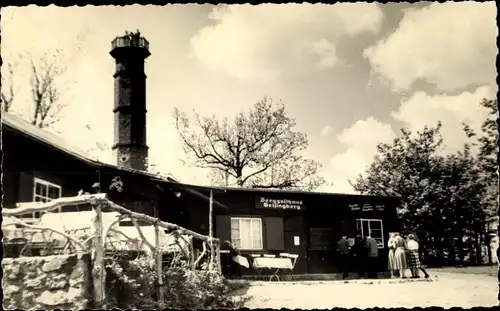 Foto Ak Altenberg im Osterzgebirge, Luisenturm auf dem Geisingberg, Berggasthaus