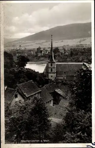 Ak Stadtprozelten am Main Unterfranken, Kirche, Teilansicht