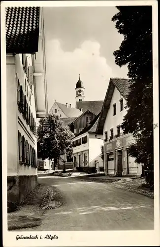 Ak Bad Grönenbach im Allgäu, Straßenpartie