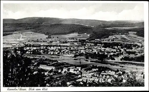 Ak Hameln an der Weser Niedersachsen, Panorama v. Klüt
