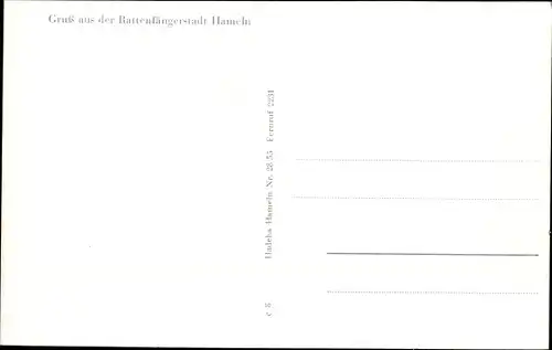 Ak Hameln an der Weser Niedersachsen, Panorama v. Klüt