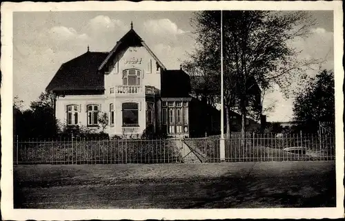 Ak Kropp in Schleswig, Straßenpartie mit Wohnhaus