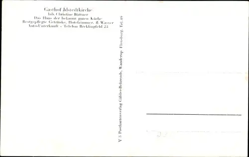 Ak Idstedt in Schleswig Holstein, Gasthof Idstedtkirche