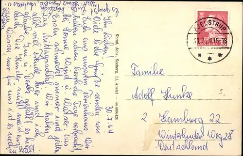 Ak Sandersvig Dänemark, Slugten, Sommerhuse ved Stranden