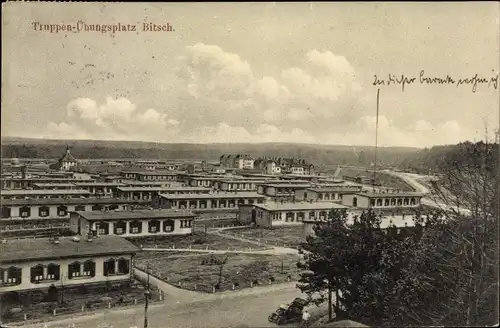 Ak Bitche Bitsch Lothringen Moselle, Truppenübungsplatz