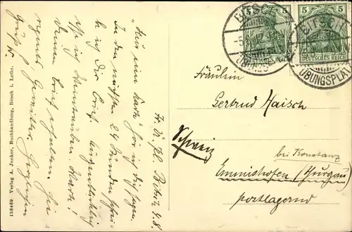 Ak Bitche Bitsch Lothringen Moselle, Truppenübungsplatz