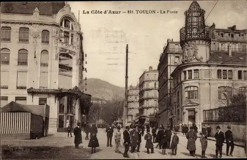 Ak Toulon Var, La Poste