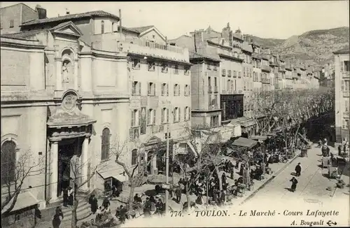 Ak Toulon Var, Le Marché, Cours Lafayette