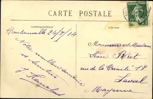 Ak Pont Audemer Eure, Chateau de Toutainville