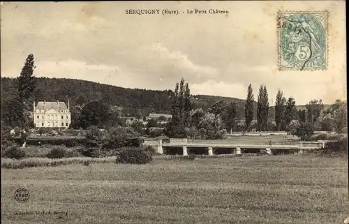 Ak Serquigny Eure, Le Petit Chateau
