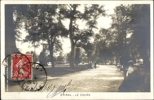 Ak Épinal Lothringen Vosges, Le Cours