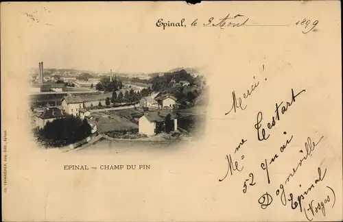 Ak Épinal Lothringen Vosges, Champ du Pin