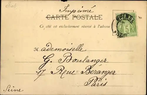 Ak Épinal Lothringen Vosges, Champ du Pin