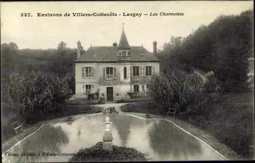 Ak Largny Aisne, Les Charmettes