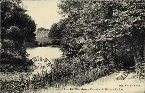 Ak Le Nouvion Aisne, Domaine de Guise, Le Lac