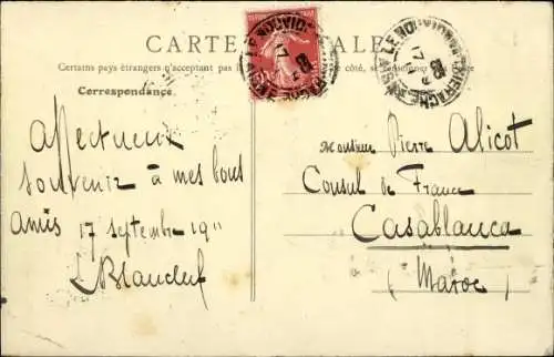 Ak Le Nouvion Aisne, Domaine de Guise, Le Lac