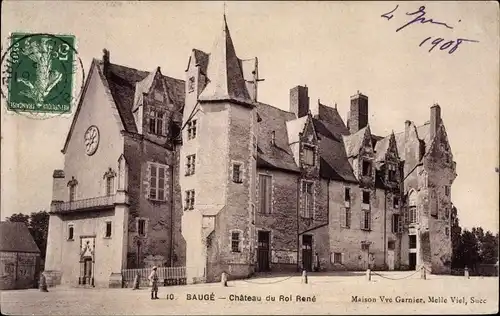 Ak Bauge Maine et Loire, Chateau du Roi René