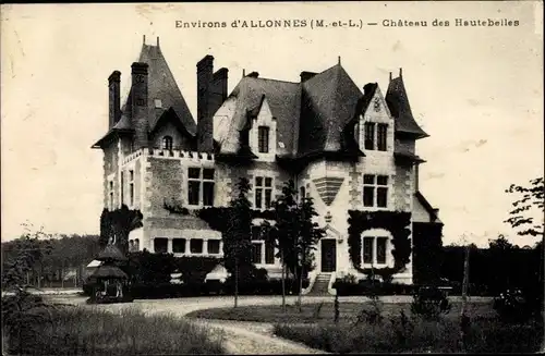 Ak Allonnes Maine et Loire, Chateau des Hautebelles