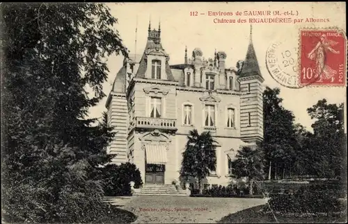 Ak Allonnes Maine et Loire, Chateau des Rigaudières