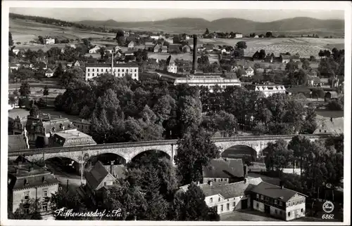 Ak Seifhennersdorf in Sachsen, Totalansicht der Ortschaft