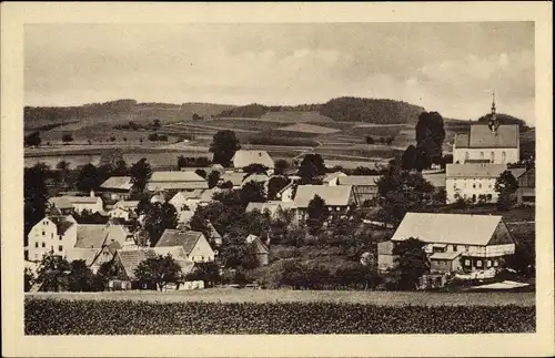 Ak Hinterhermsdorf Sebnitz Sachsen, Blick auf Ortschaft und Umgebung