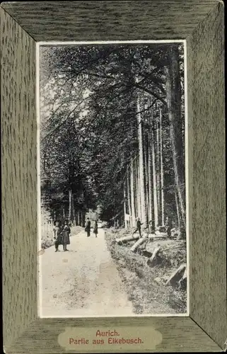 Passepartout Ak Aurich in Ostfriesland, Partie aus Eikebusch