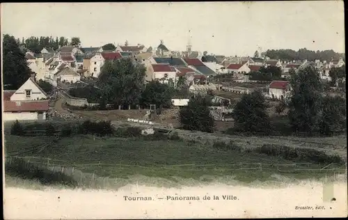 Ak Tournan Seine et Marne, Panorama de la Ville