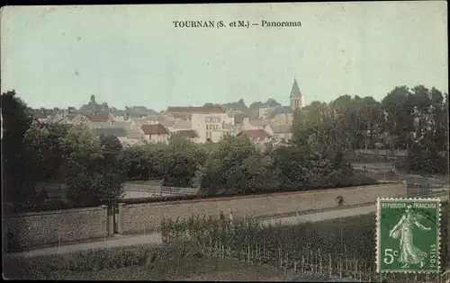 Ak Tournan Seine et Marne, Panorama