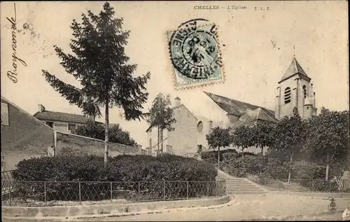 Ak Chelles Seine et Marne, L'Eglise